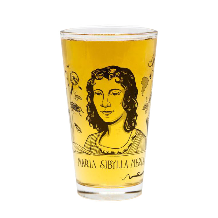 Maria Sibylla Merian Pint Glass | Field Museum Store