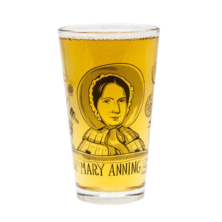 Mary Anning Pint Glass | Field Museum Store