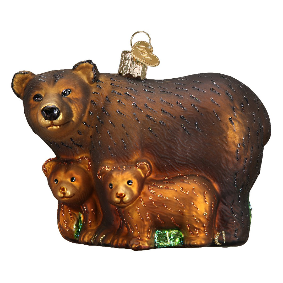 Bear with Cubs Ornament  Old World Christmas   