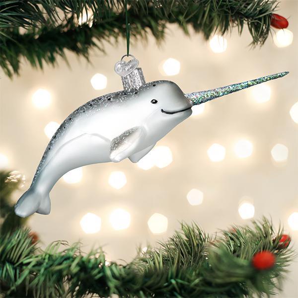 Narwhal Ornament Holiday Ornaments Old World Christmas   