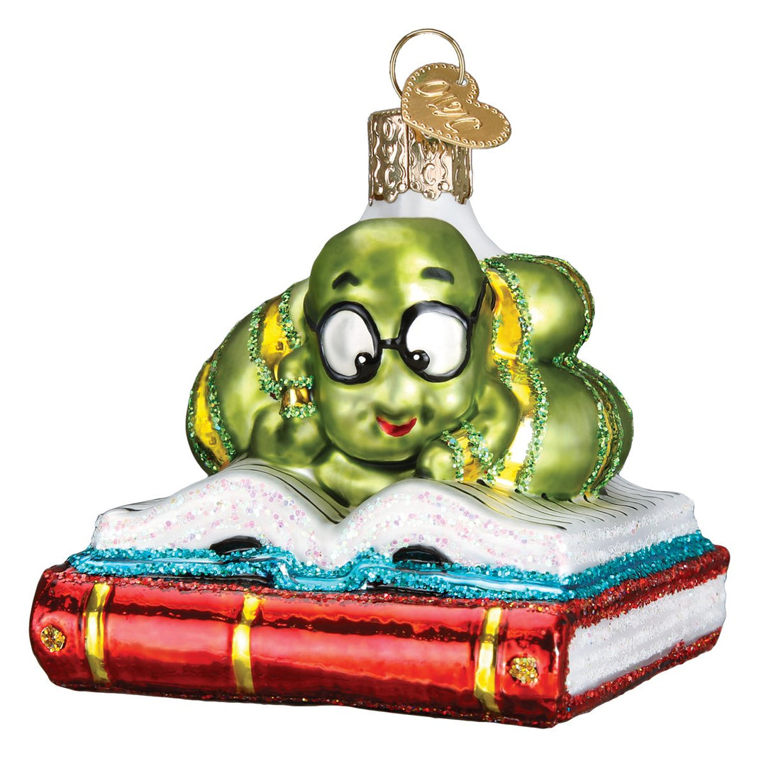 Bookworm Ornament  Old World Christmas   