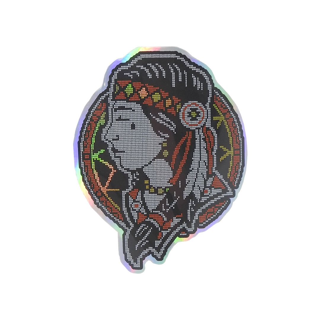 Native Woman Holographic Sticker | Field Museum Store