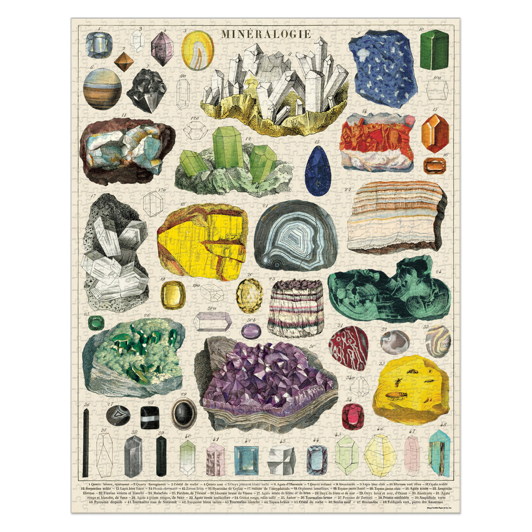 Minerology 1000 Piece Puzzle | Field Museum Store