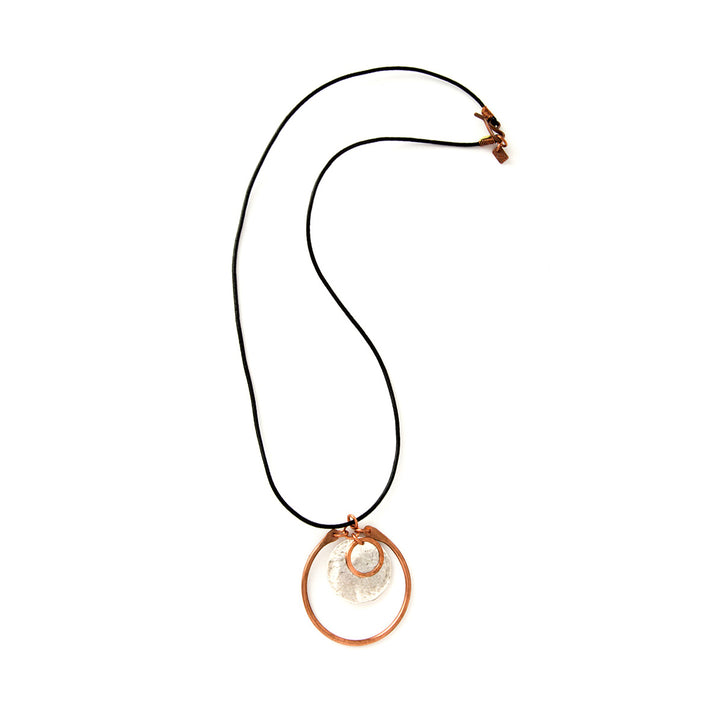 Copper & Silver Disc Necklace | Field Museum Store