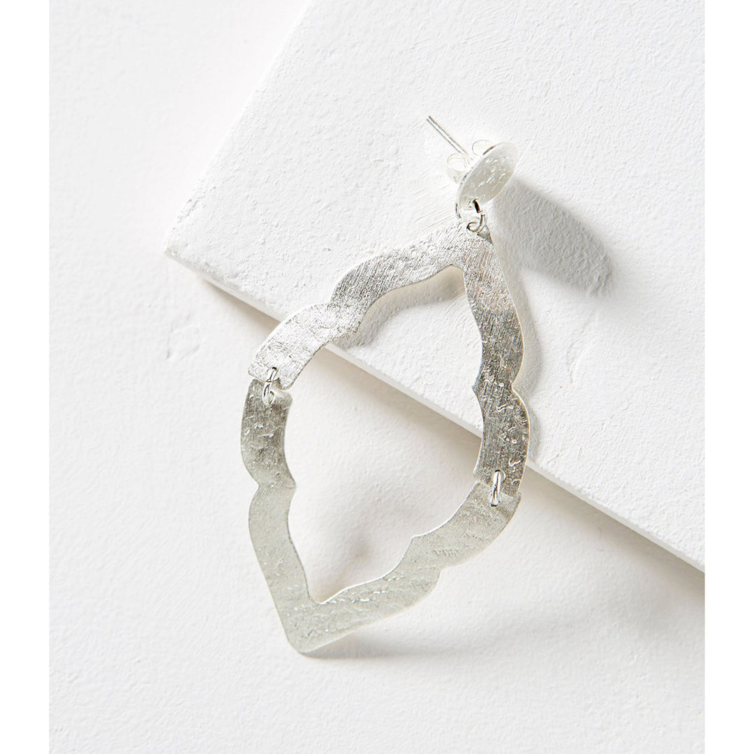 Nihira Ashram Window Silver Earrings | Field Museum Store