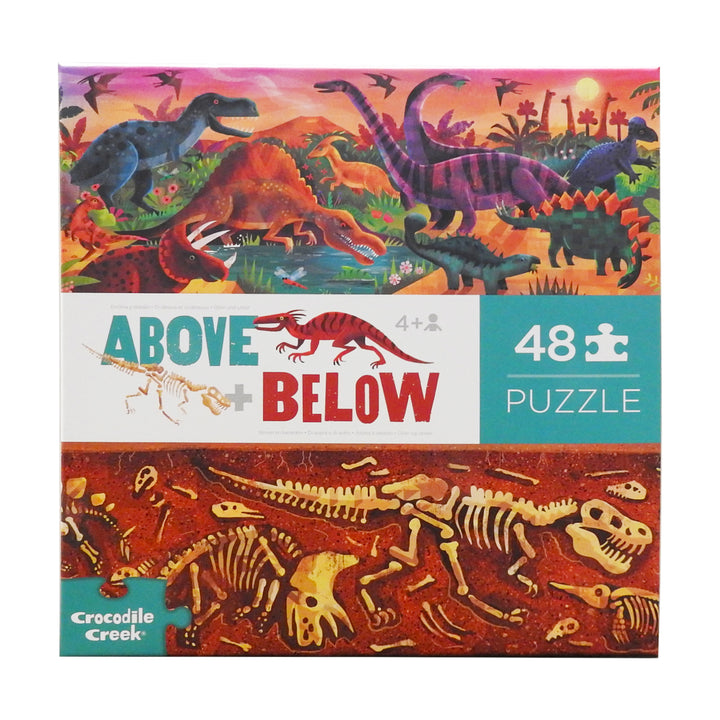 Dinosaur Above & Below 48 Piece Puzzle | Field Museum Store