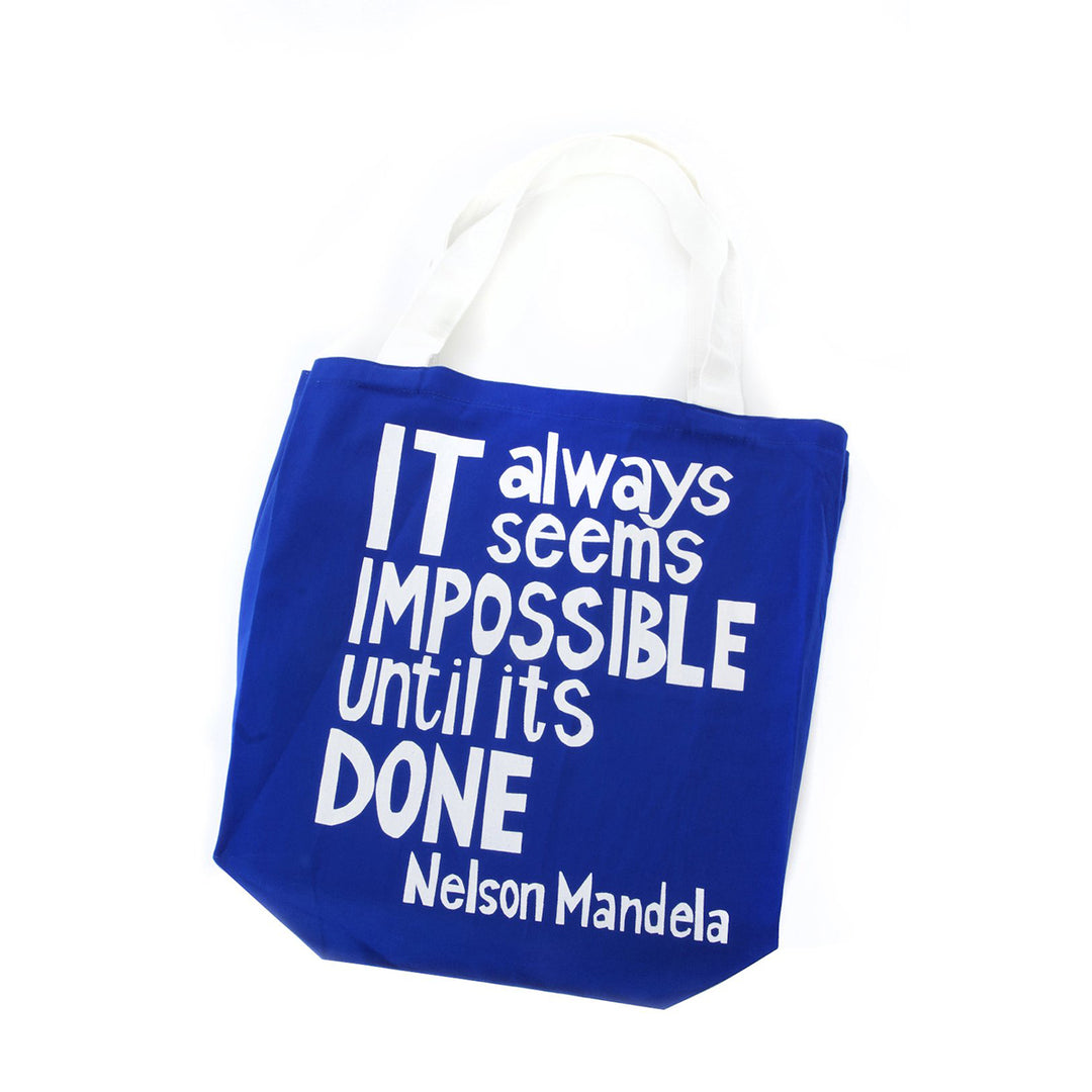 Impossible Until Done Mandela Tote Bag | Field Museum Store