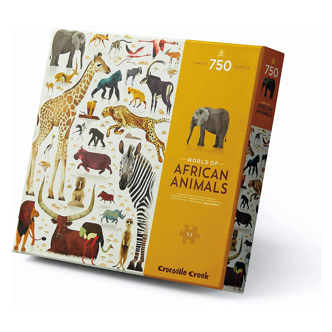 World of African Animals 750 Piece Puzzle