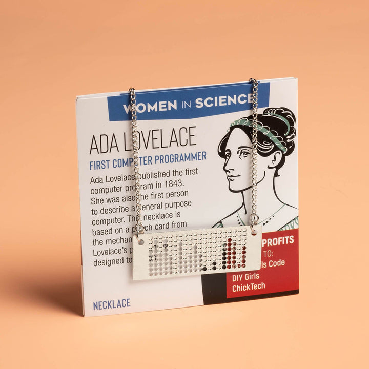 Ada Lovelace Punchcard Necklace | Field Museum Store