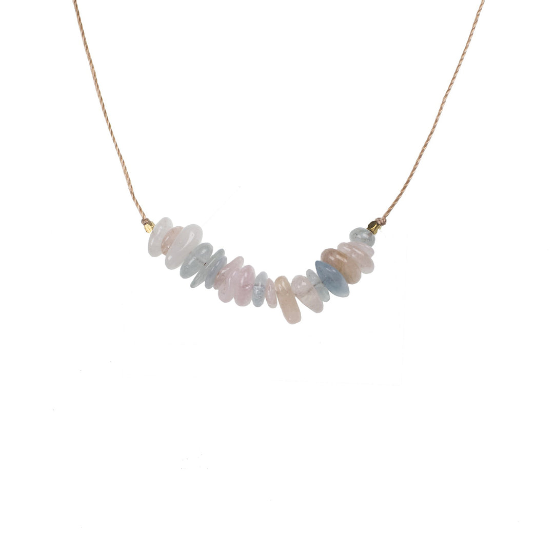 Morganite Seed Necklace | Field Museum Store