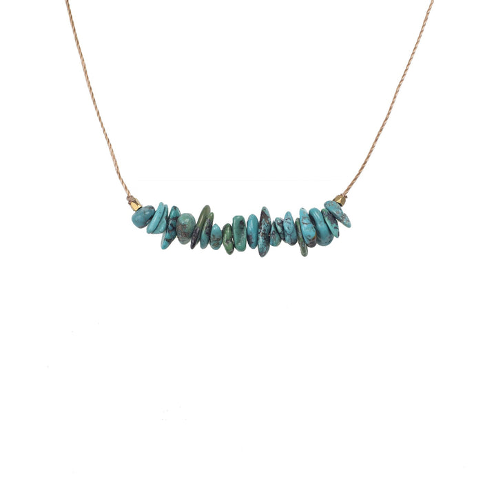 Turquoise Seed Necklace Jewelry SoulKu   