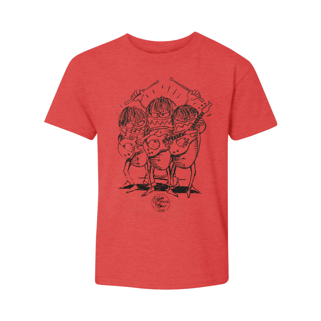 Youth Flesh Eating Beetle Trio T-Shirt - Red