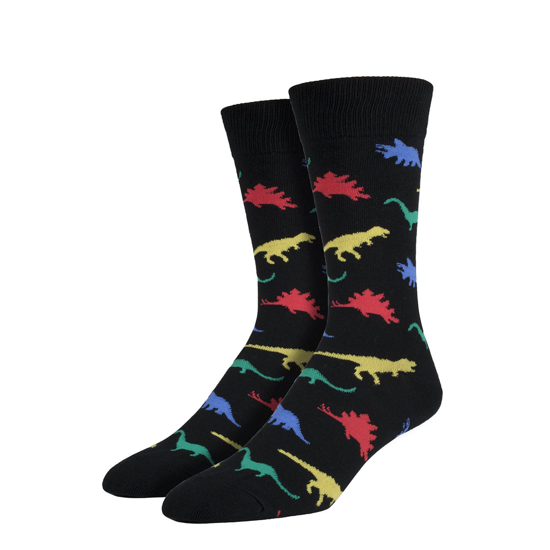 Colorful Dinosaur Crew Socks | Field Museum Store