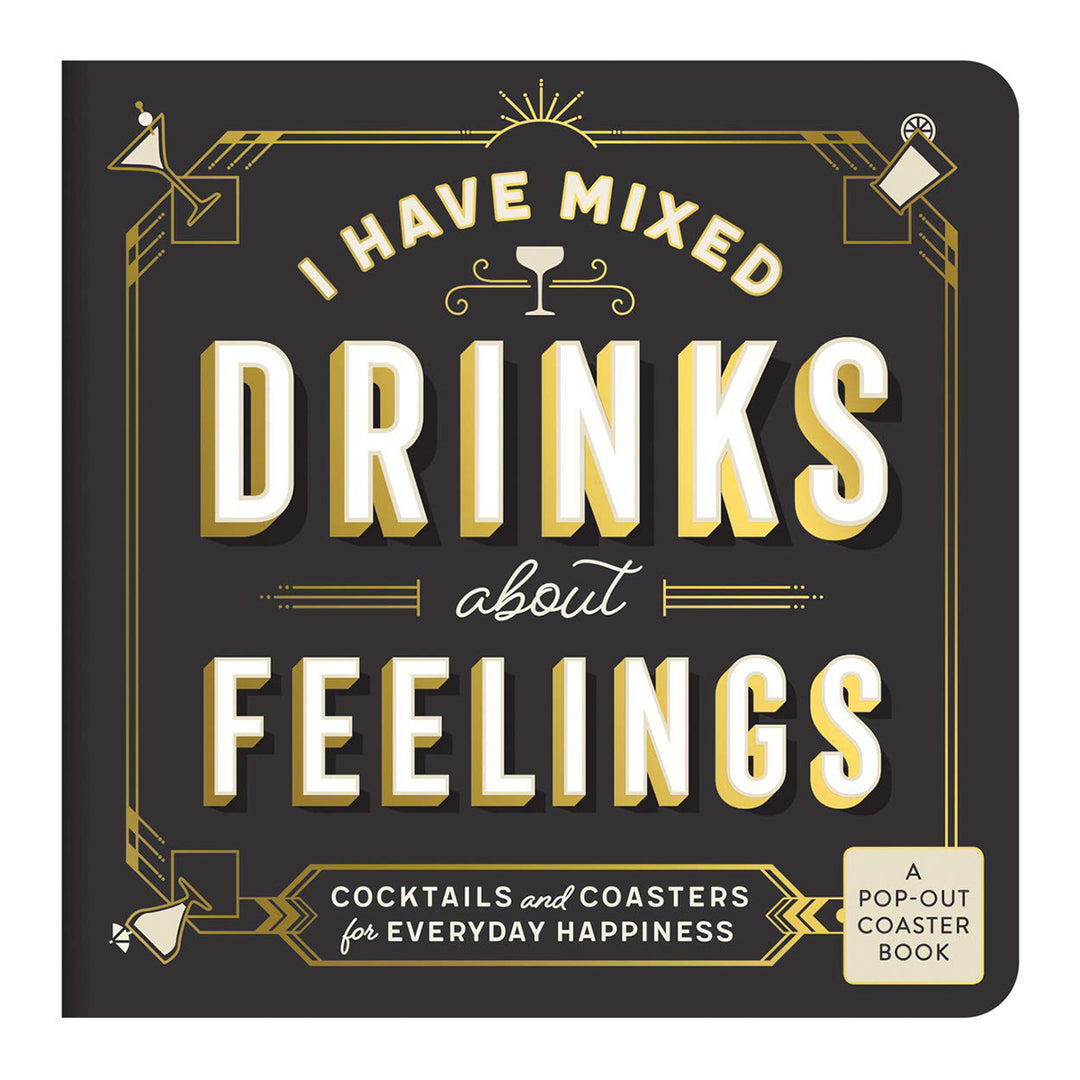 I Have Mixed Drinks About Feelings Coaster Book | Field Museum Store