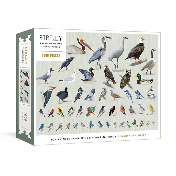 Sibley Backyard Birding 1000 Piece Puzzle