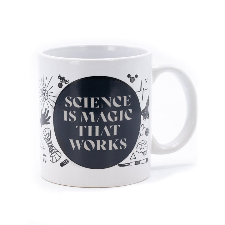 Science is Magic That Works Heat Change Mega Mug