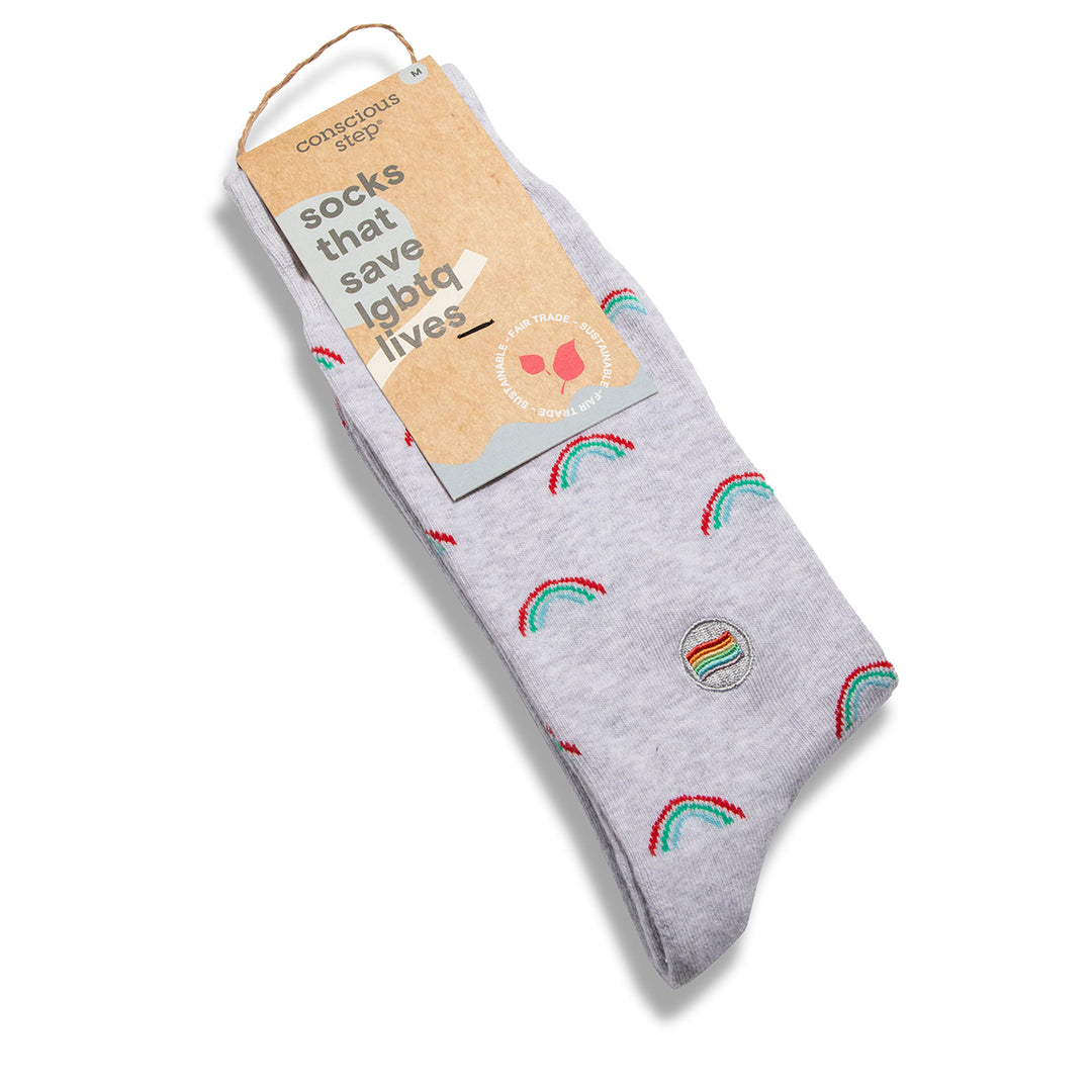 Unisex Socks that Save LGBTQ Lives - Grey
