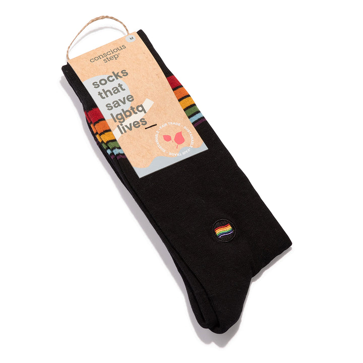 Unisex Socks that Save LGBTQ Lives - Black
