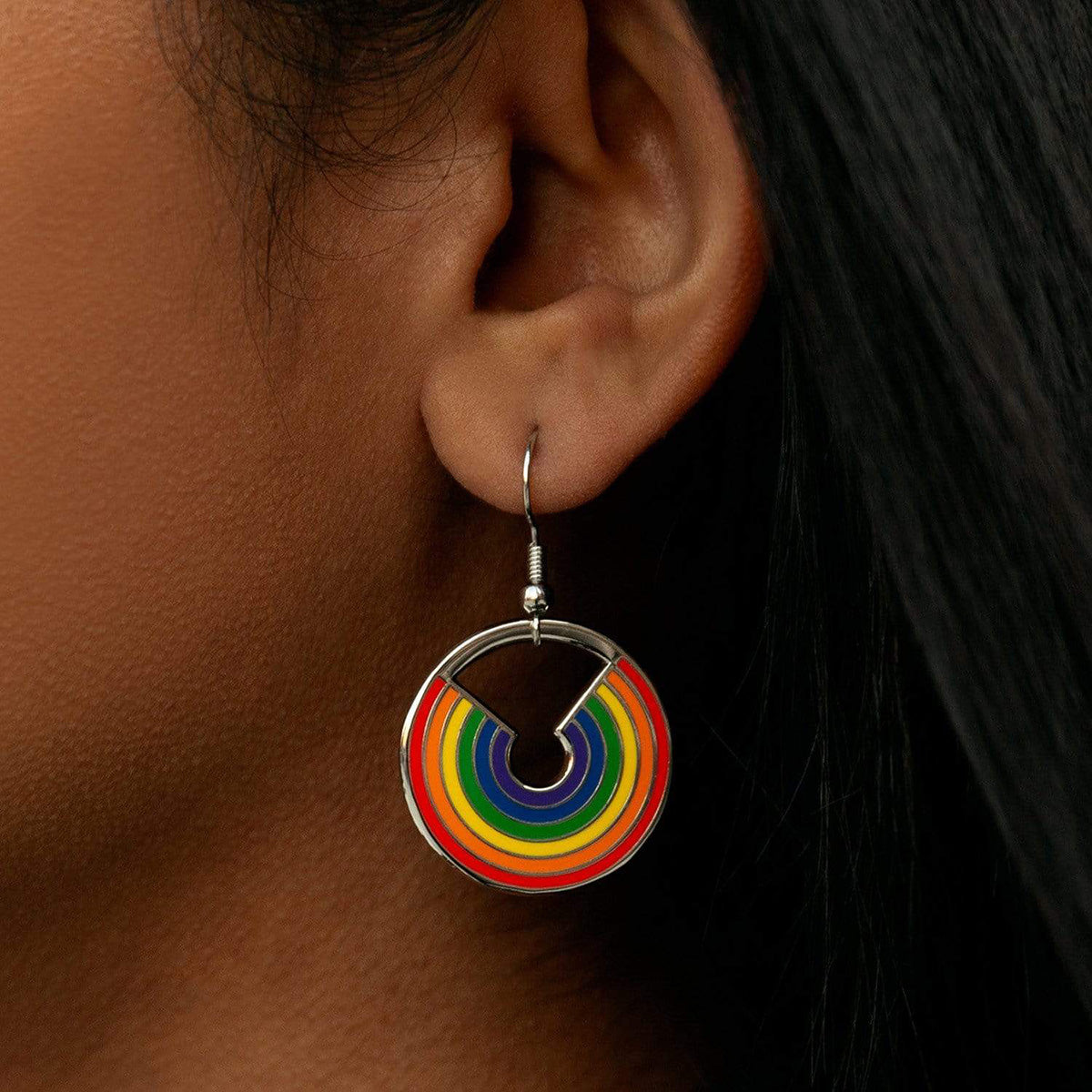 Rainbow 2025 drop earrings