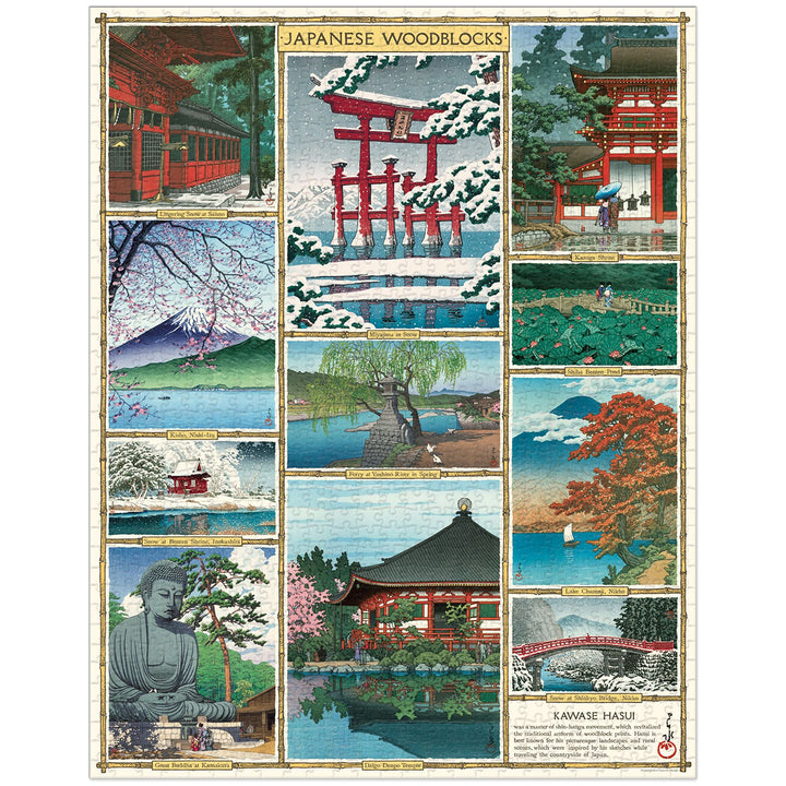 Japanese Woodblock 1000 Piece Puzzle
