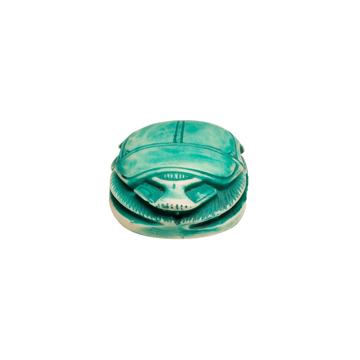 Blue Scarab Paperweight