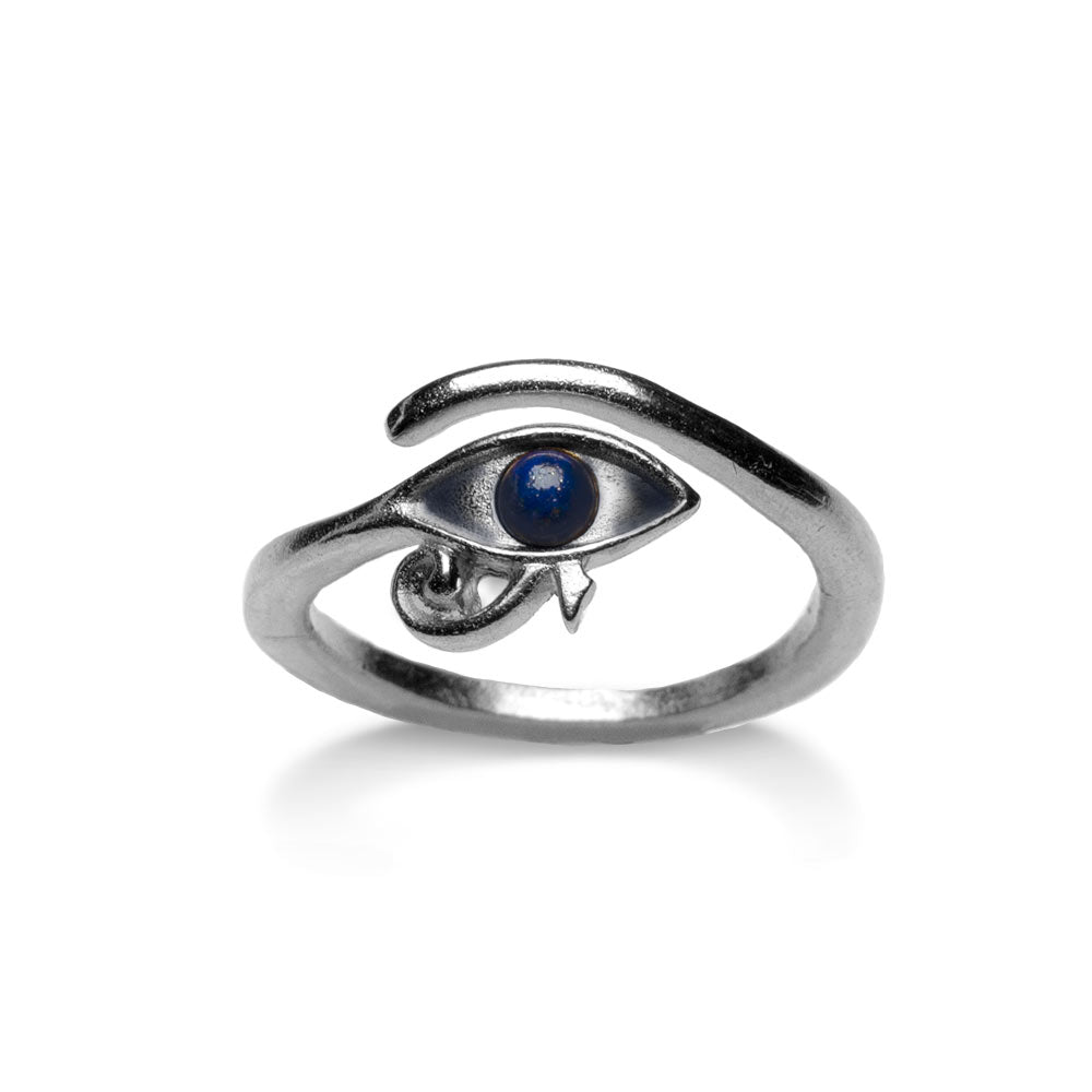 Eye of Horus Ring - Silver Finish