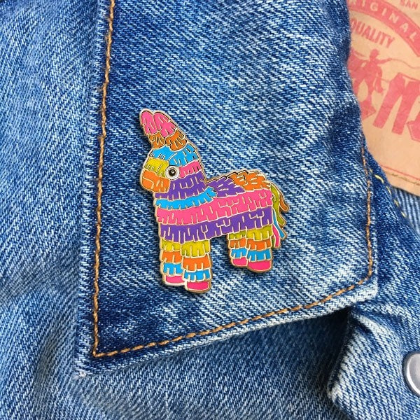 Caballito Piñata Enamel Pin Brooches & Lapel Pins The Found   