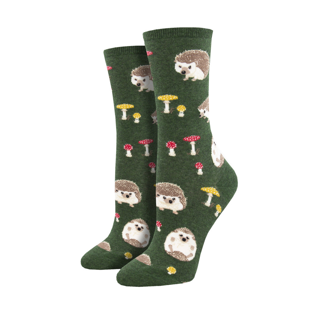 Women's Hedgehog & Mushroom Socks