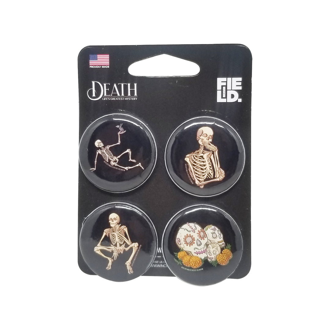 Death: Life's Greatest Mystery Skeleton Button Pack