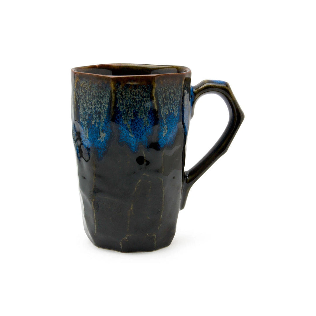 Black & Blue Tall Boulder Mug