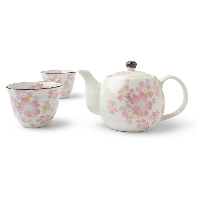 Pink Sakura Tea Set