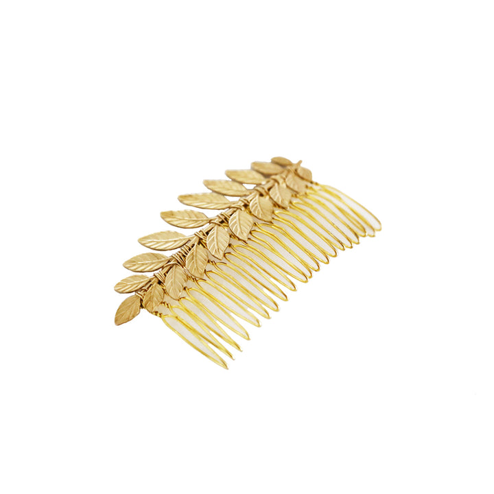 Bronze Laurel Leaf Comb