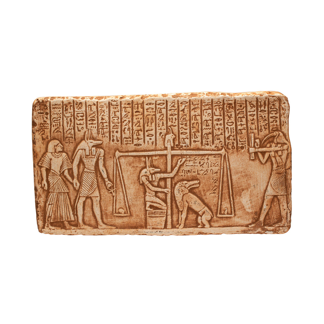 Judgement Scene Gypsum Plaque  Discoveries   